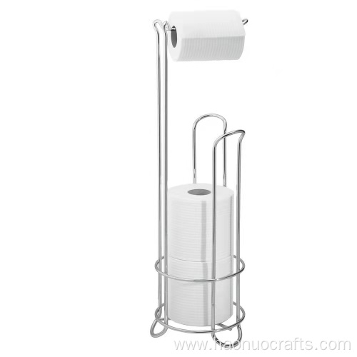 Toilet floor roll paper rack rack